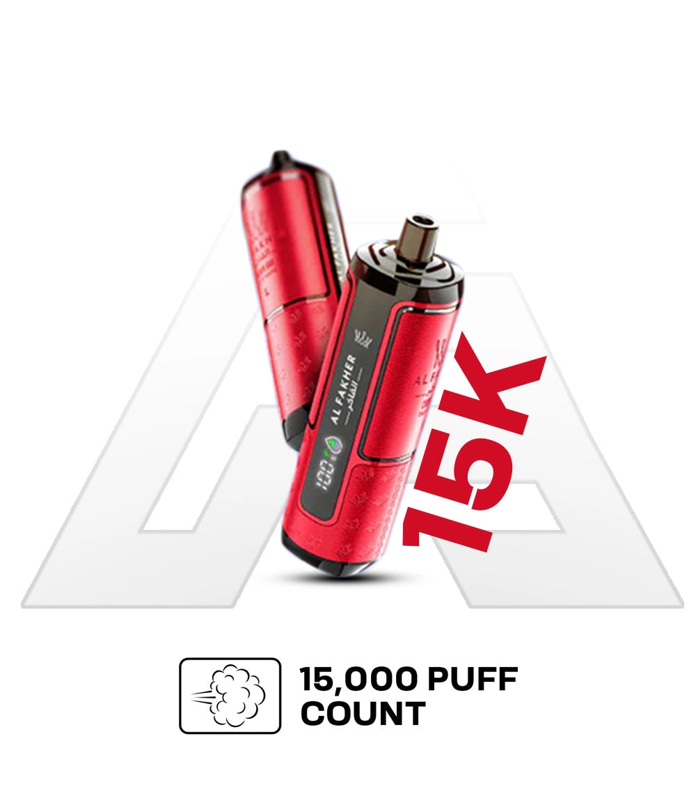 Al Fakher Crown Bar Hypermax 15K Disposable Vape Kit product images puffs