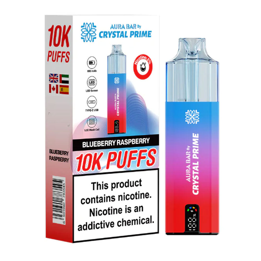 Crystal Prime Aura Bar 10K Disposable Vape