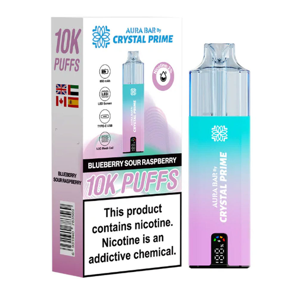Crystal Prime Aura Bar 10K Disposable Vape