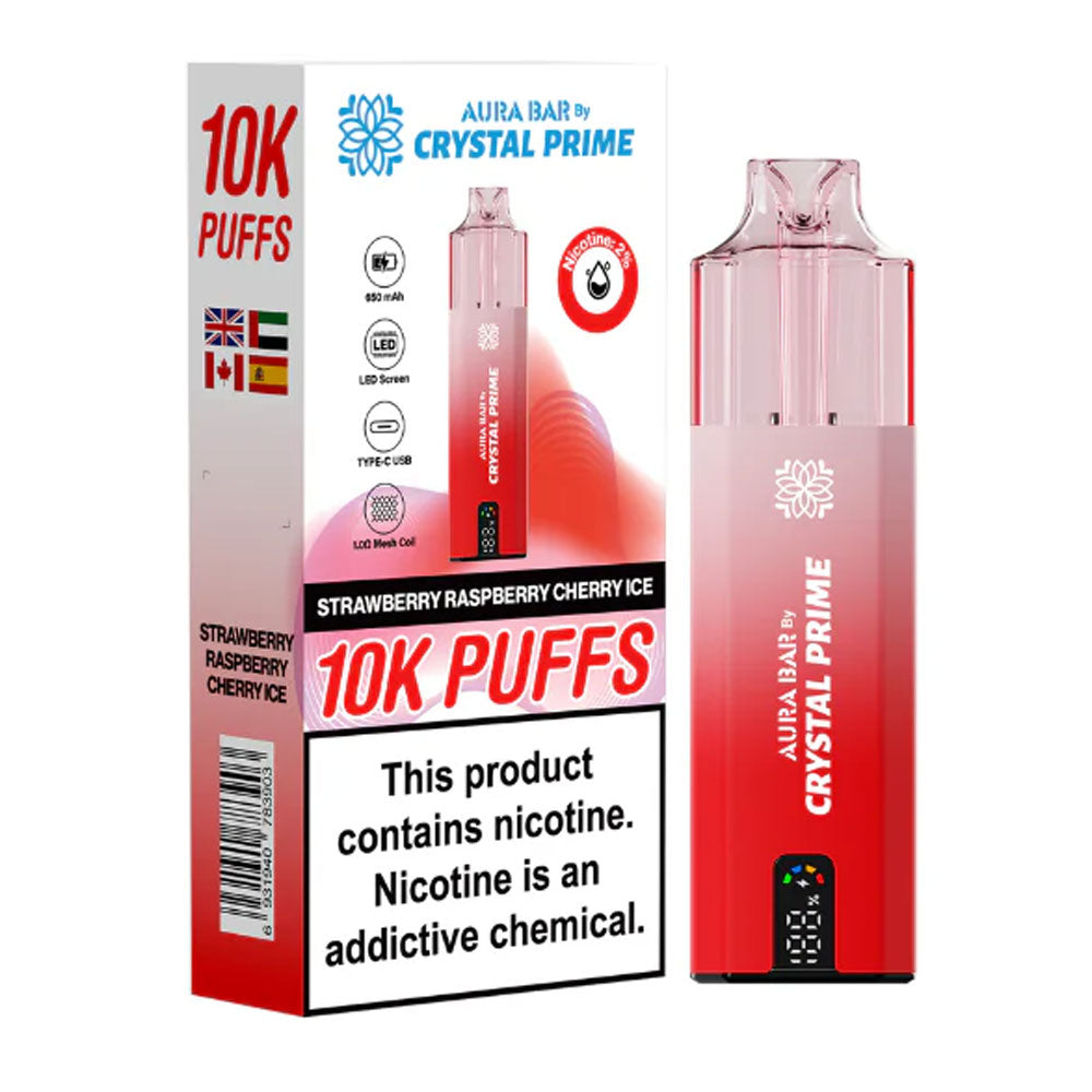 Crystal Prime Aura Bar 10K Disposable Vape