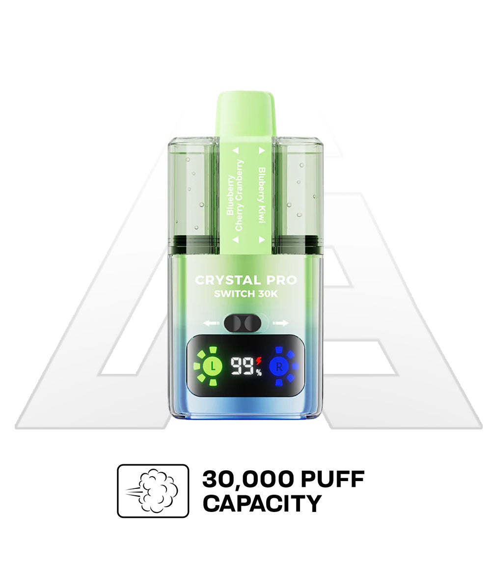 Crystal Pro Switch 30K Puff Disposable Vape puffs