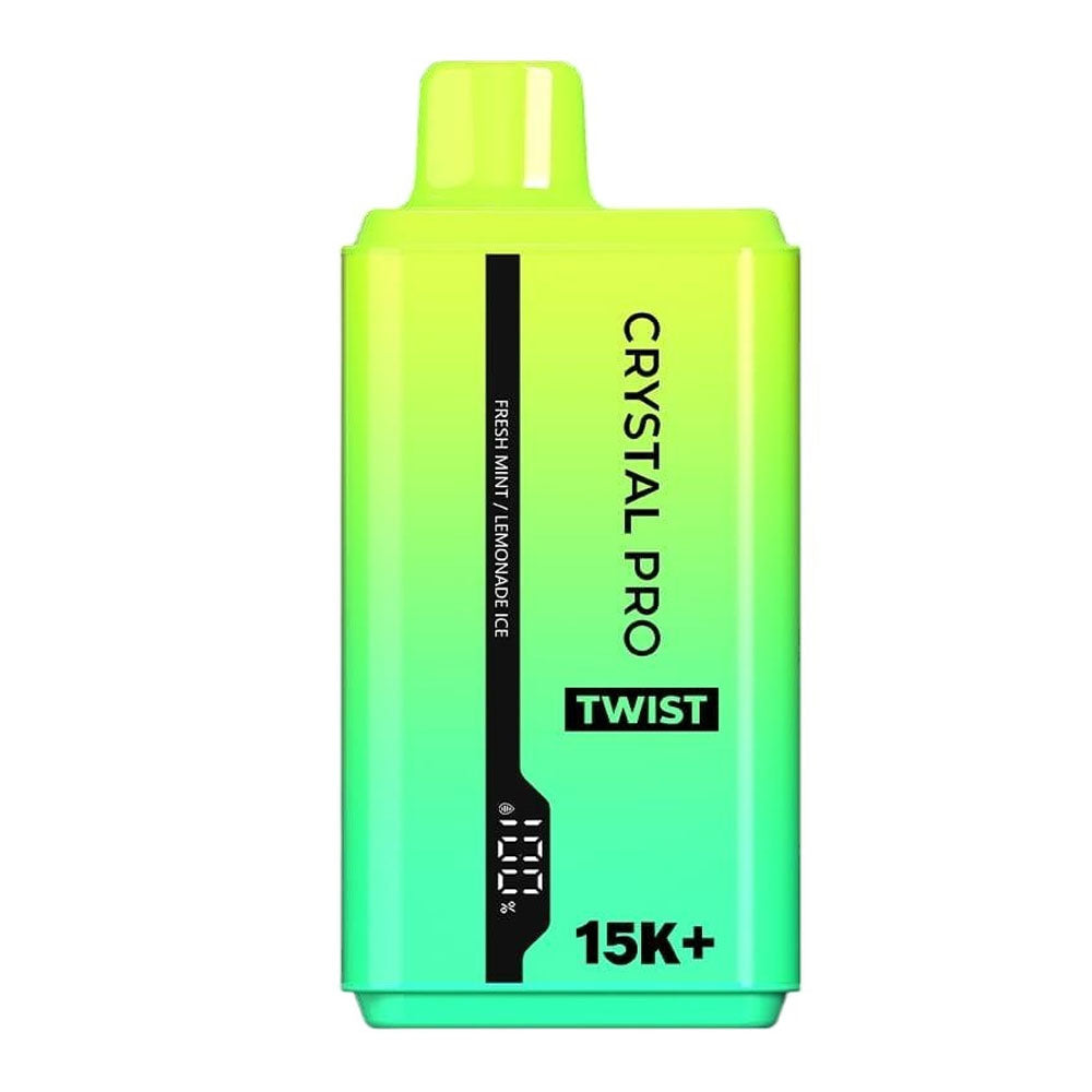 The Crystal Pro Twist 15000 Puffs Disposable Vape