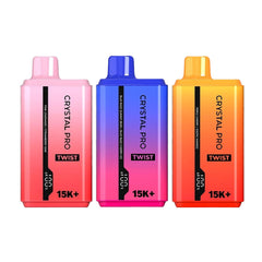 The Crystal Pro Twist 15000 Puffs Disposable Vape