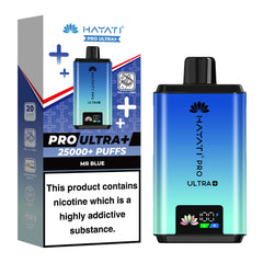 Hayati Pro Ultra Plus 25000 Puffs Disposable Vape - Mr Blue