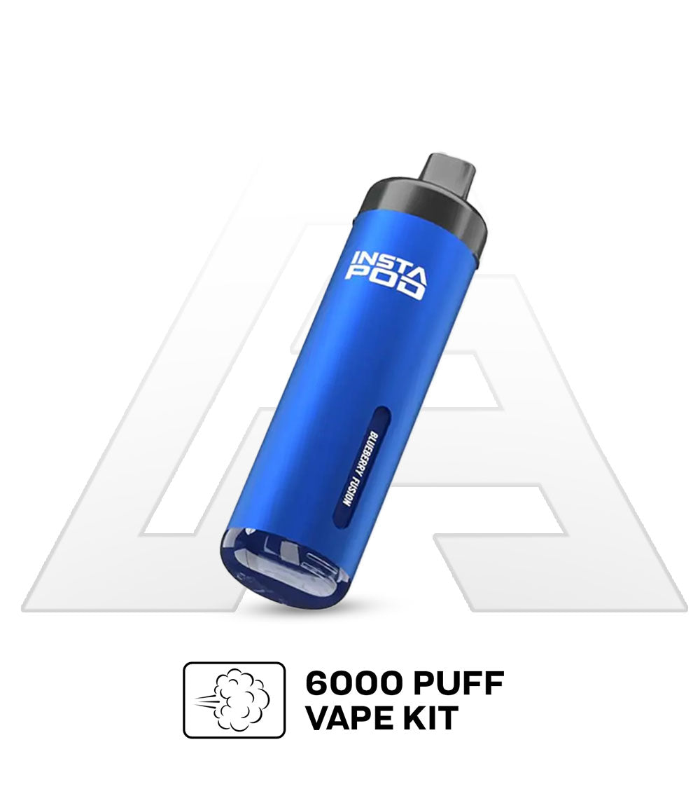 Instapod 6000 Prefilled Vape Kit product images puff