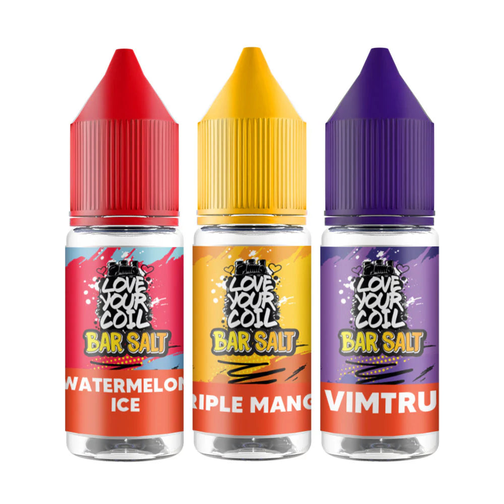 Love Your Coil Bar Salt 10ml Nic Salt E Liquid